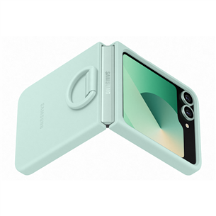 Samsung Silicone case, Galaxy Flip6, šviesiai žalias - Dėklas