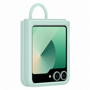 Samsung Silicone case, Galaxy Flip6, šviesiai žalias - Dėklas