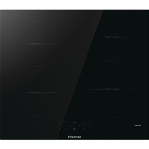 Hisense, ширина 59,5 см, без рамы, черный - Интегрируемая индукционная варочная панель Товар - HI6401BSC
