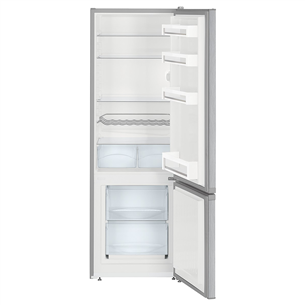 Šaldytuvas Liebherr CUELE2831, SmartFrost, 265 L, aukštis 162 cm, sidabrinė
