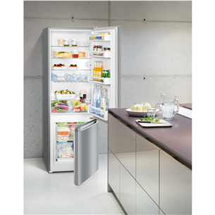 Šaldytuvas Liebherr CUELE2831, SmartFrost, 265 L, aukštis 162 cm, sidabrinė