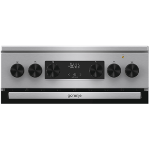 Gorenje, 70 л, ширина 50 см, нерж. сталь - Керамическая плита с электрической духовкой Товар - GECS5C70XA