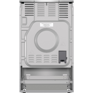 Gorenje, 70 л, ширина 50 см, нерж. сталь - Керамическая плита с электрической духовкой Товар - GECS5C70XA
