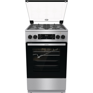 Dujinė viryklė su elektrine orkaite Gorenje GKS5C70XF, 70 L, plotis 50 cm GKS5C70XF