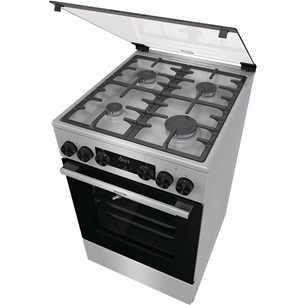 Dujinė viryklė su elektrine orkaite Gorenje GKS5C70XF, 70 L, plotis 50 cm