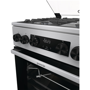Dujinė viryklė su elektrine orkaite Gorenje GKS5C70XF, 70 L, plotis 50 cm