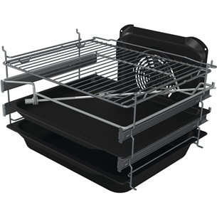 Dujinė viryklė su elektrine orkaite Gorenje GKS5C70XF, 70 L, plotis 50 cm