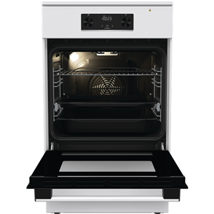 Gorenje, 70 L, width 50 cm, white - Induction cooker with electric oven Item - GEIT5C60WPG