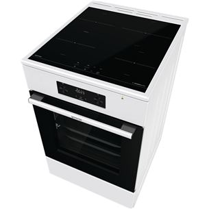 Gorenje, 70 L, width 50 cm, white - Induction cooker with electric oven Item - GEIT5C60WPG