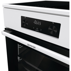 Gorenje, 70 L, width 50 cm, white - Induction cooker with electric oven Item - GEIT5C60WPG