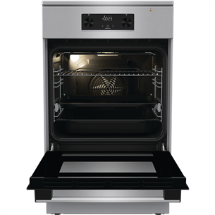 Gorenje, 70 L, width 50 cm, inox - Induction cooker with electric oven Item - GEIT5C61XPG