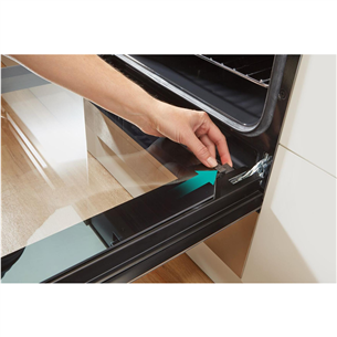 Gorenje, 71 л, ширина 60 см, нерж. сталь - Индукционная плита с электрической духовкой Товар - GEIT6C60XPG