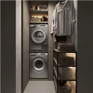 Asko, 8 kg depth 56,8 cm - Clothes dryer