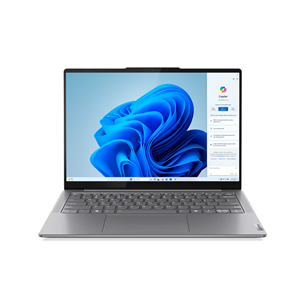 Nešiojamas kompiuteris Lenovo Yoga Slim 7 14IMH9, 14'', WUXGA, OLED, Core Ultra 5, 16 GB, 512 GB, ENG, pilkas 83CV0039LT
