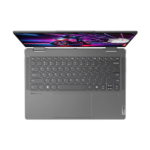 Nešiojamas kompiuteris Lenovo Yoga 7 2-in-1 14AHP9, 14", WUXGA, OLED, Ryzen 7, 16 GB, 1 TB, ENG, tamsiai pilka