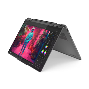 Nešiojamas kompiuteris Lenovo Yoga 7 2-in-1 14AHP9, 14", WUXGA, OLED, Ryzen 7, 16 GB, 1 TB, ENG, tamsiai pilka