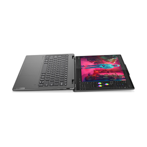 Nešiojamas kompiuteris Lenovo Yoga 7 2-in-1 14AHP9, 14", WUXGA, OLED, Ryzen 7, 16 GB, 1 TB, ENG, tamsiai pilka