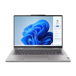 Nešiojamas kompiuteris Lenovo Yoga 7 2-in-1 14AHP9, 14", WUXGA, OLED, Ryzen 5, 16 GB, 512 GB, ENG, pilkas 83DK001TLT