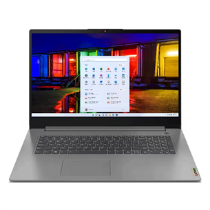 Nešiojamas kompiuteris Lenovo IdeaPad 3 17ALC6, Ryzen 5, 8 GB, 512 GB, ENG, pilkas 82KV00KVLT