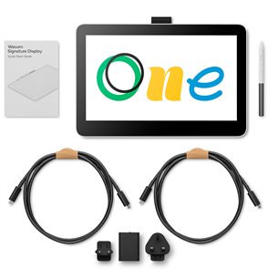 Grafinė planšetė Wacom One 13, balta Prekė-DTH134W0B