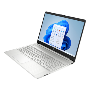 HP Laptop 15s-eq2059ny, 15,6'', FHD, Ryzen 5, 8 GB, 512 GB, silver - Nešiojamas kompiuteris Prekė