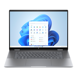 HP Envy x360 2-in-1 Laptop 16-ad0001ny, 16'', WUXGA, IPS, Ryzen 5, 16 GB, 512 GB, sidabrinis - Nešiojamas kompiuteris Prekė A5QR3EA#B1R
