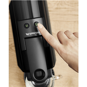 Kapsulinis kavos aparatas Nespresso Essenza Mini, juoda