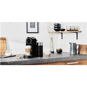 Kapsulinis kavos aparatas Nespresso Citiz Milk, juoda