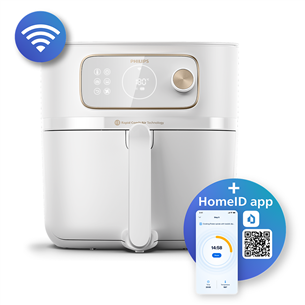 Karšto oro gruzdintuvė Philips Airfryer Combi XXL Connected, 8,3 l, 2200 W, balta Prekė - HD9876/20 HD9876/20