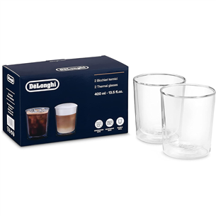 Kavos stiklinės DeLonghi set 2, 400 ml, 2 glas, cold brew Prekė - DLSC318 DLSC318