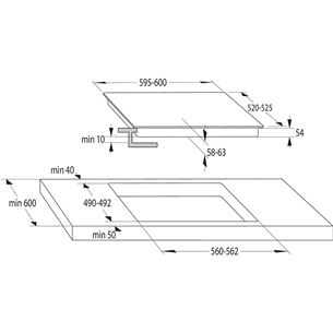 Built-in induction hob Gorenje Item - GI6421BX