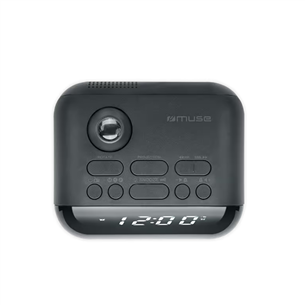Radijo žadintuvas Muse M-179P, juodas Prekė-M-179P