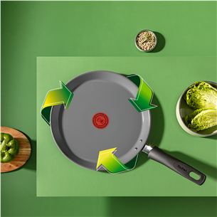 Tefal Renewal, 25 cm, pilka - Blynų keptuvė  Prekė-C4263873