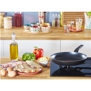 Keptuvė Tefal Simply Clean, 24 cm, juoda Prekė-B5670453