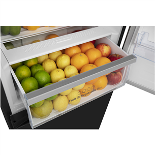 Šaldytuvas Hisense, NoFrost 336 L, aukštis 201 cm, juoda Prekė - RB435N4BFE