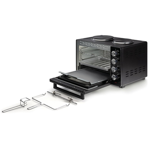 Mini orkaitė su 2 kaitvietėmis Gorenje, 30 L, 3200 W, juoda Prekė - OM30GBX