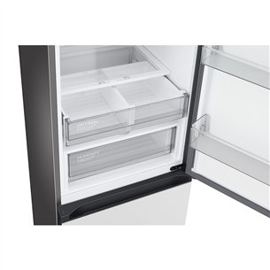 Šaldytuvas Samsung BeSpoke, 390 L, aukštis 203 cm, baltas   Prekė-RB38C7B6D12/EF