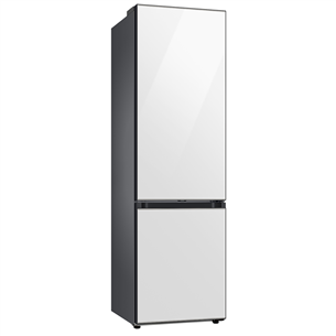 Šaldytuvas Samsung BeSpoke, 390 L, aukštis 203 cm, baltas   Prekė-RB38C7B6D12/EF