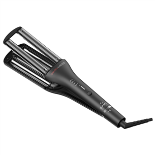 Plaukų garbanojimo žnyplės GA.MA Salon Curl, Waves, 160-220 °C, juodos Prekė - PC5009