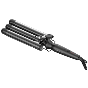 Plaukų garbanojimo žnyplės GA.MA Salon Curl, Triferro, 140-220 °C, juodos Prekė-PC5006 PC5006
