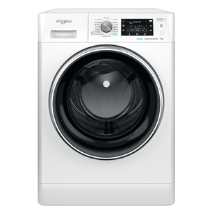 Whirlpool, 9 kg, gylis 62.7 cm, 1400 rpm - Skalbimo mašina Prekė-FFD9489BCVEE FFD9489BCVEE