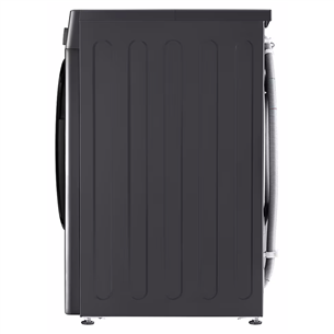 LG, 10 kg, depth 56.5 cm, 1400 rpm, black - Front Load Washing Machine Item - F4WR510SBM.AMBQWMR