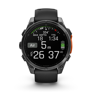 Išmanusis laikrodis Garmin Fenix 8, 47 mm, tamsiai pilkas Prekė - 010-02904-00