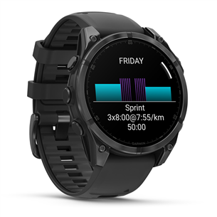 Išmanusis laikrodis Garmin Fenix 8, 47 mm, tamsiai pilkas Prekė - 010-02904-00