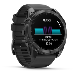 Išmanusis laikrodis Garmin Fenix 8, 51 mm, tamsiai pilka Prekė - 010-02905-00