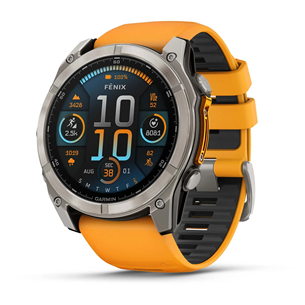 Išmanusis laikrodis Garmin Fenix 8 Sapphire, 51 mm, titano Prekė - 010-02905-11 010-02905-11