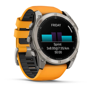 Išmanusis laikrodis Garmin Fenix 8 Sapphire, 51 mm, titano Prekė - 010-02905-11