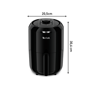 Tefal EasyFry Compact, 1030 W, black - Air fryer Item - EY1018