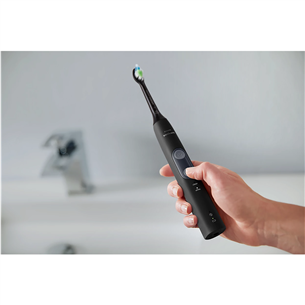 Elektrinis dantų šepetėlis  Philips Sonicare ProtectiveClean 4500, juodas    Prekė-HX6830/53