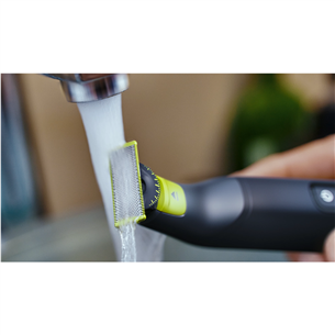 Kūno ir barzdos skustuvas Philips OneBladePro 360 Face + body, juodas Prekė-QP6542/15